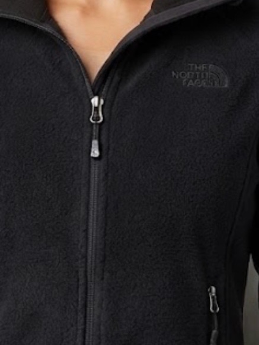 The North Face Women’s Black Full-Zip Teddy Fleece Jacket NWT - Picture 4 of 5